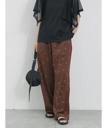 花柄イージーパンツ