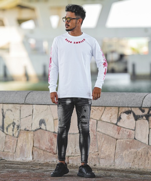 新品未使用タグ付✨adamsJUGGLER RTEG アームクロス ロンT Ｌ RTEG C/アームクロスロンティー（Tシャツ/カットソー）｜adamsJUGGLER