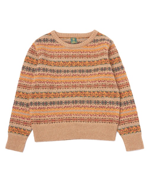 Noen(ノエン)の「ショートリブウールニット(ニット/セーター・メンズ・ホワイト/イエロー/ブラック/その他・MEDIUM/LARGE)」の7枚目の写真