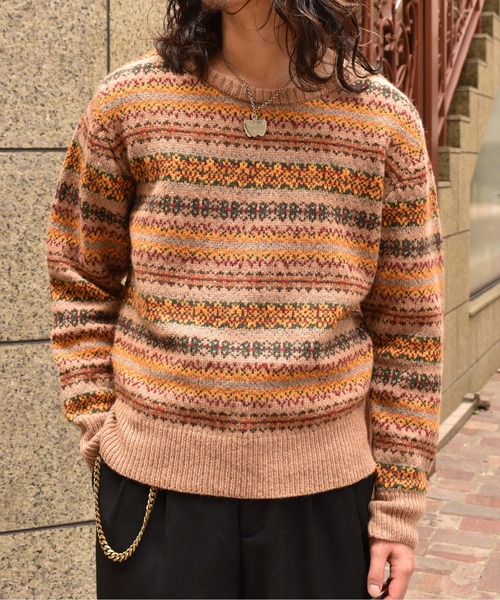 Noen(ノエン)の「ショートリブウールニット(ニット/セーター・メンズ・ホワイト/イエロー/ブラック/その他・MEDIUM/LARGE)」の17枚目の写真