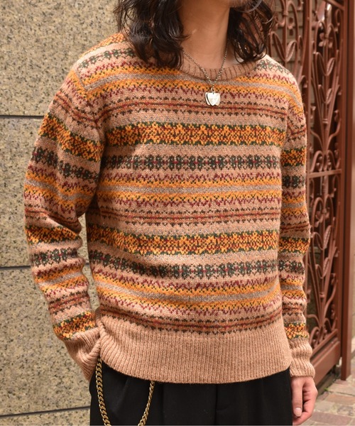 Noen(ノエン)の「ショートリブウールニット(ニット/セーター・メンズ・ホワイト/イエロー/ブラック/その他・MEDIUM/LARGE)」の18枚目の写真