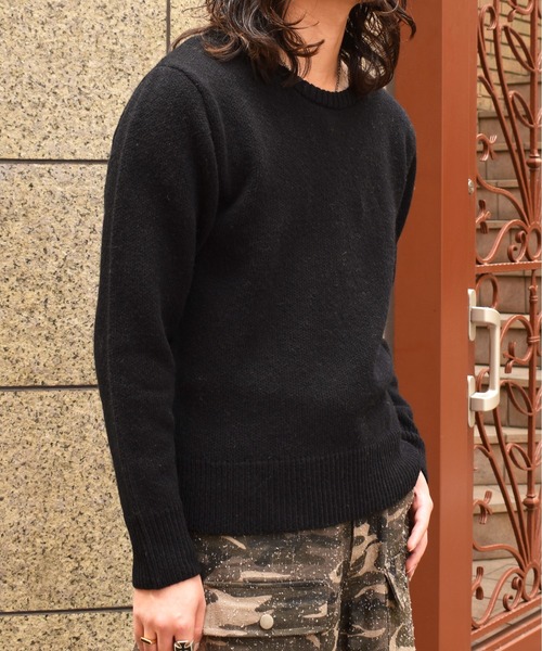 Noen(ノエン)の「ショートリブウールニット(ニット/セーター・メンズ・ホワイト/イエロー/ブラック/その他・MEDIUM/LARGE)」の14枚目の写真