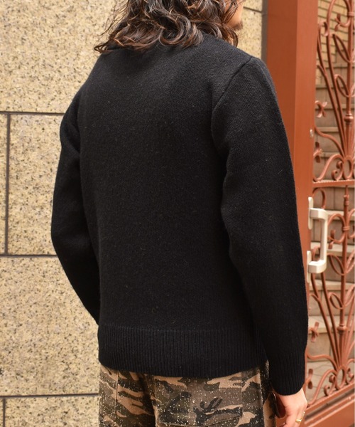 Noen(ノエン)の「ショートリブウールニット(ニット/セーター・メンズ・ホワイト/イエロー/ブラック/その他・MEDIUM/LARGE)」の15枚目の写真