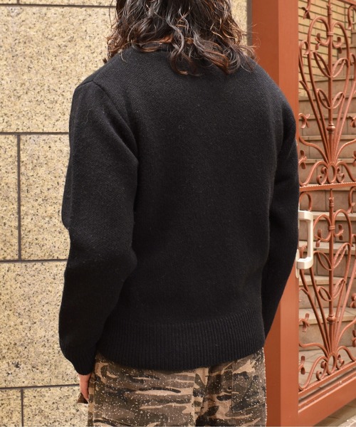 Noen(ノエン)の「ショートリブウールニット(ニット/セーター・メンズ・ホワイト/イエロー/ブラック/その他・MEDIUM/LARGE)」の16枚目の写真