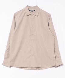リラックスフィット フェイクスウェードシャツ