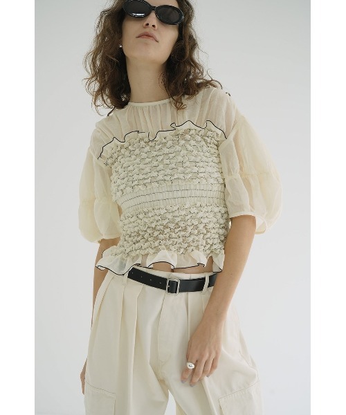 CLANE(クラネ)MIX PLEAT LAYER SHIRTベージュ 2 新品 CLANE(クラネ)MIX PLEAT LAYER SHIRTベージュ 2 新品｜Yahoo