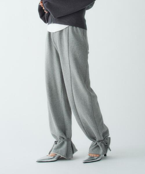 ribbon sweat pants（その他パンツ）｜CODE A（コードエー）の