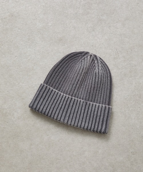 セール】ピグメント加工ニットキャップ（ニットキャップ/ビーニー