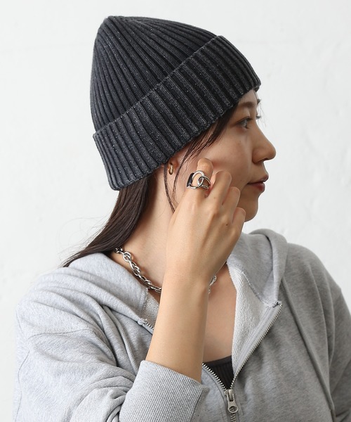 セール】ピグメント加工ニットキャップ（ニットキャップ/ビーニー