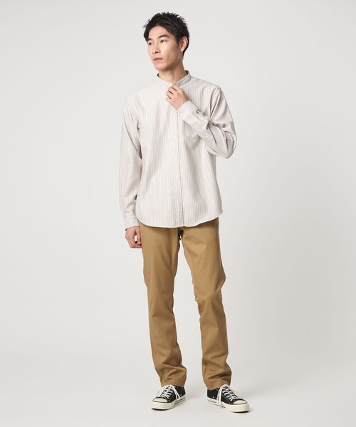 green label relaxing（グリーンレーベルリラクシング）の「アーバンスリムフィット チノパンツ（チノパンツ・メンズ・ナチュラル/ベージュ/ダークグレー/ブラック・M/XL/S/L）」の17枚目の写真