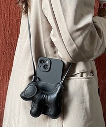 Fun & Daily(t@AhfC[)Shoulder Dog iPhone Case 15 16 Pro / ACtH(X}zP[X/Jo[)