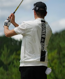 DIVINER GOLF（ディバイナー ゴルフ）の「【DIVINER GOLF】シャカピステリブ半袖モックネック Tシャツ メンズ ゴルフウェア 夏服（ゴルフグッズ・メンズ）」