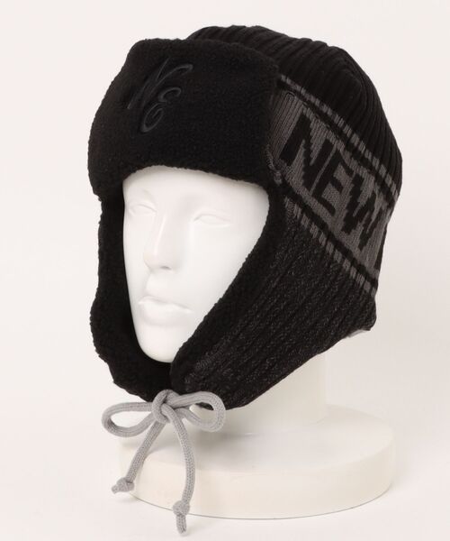 NEW ERA（ニューエラ）の「NEW ERA/ニューエラ ニットキャップ MLB/NEWERA ニット トラッパー 14669983/14669984/14669985/14669986（ニットキャップ/ビーニー・メンズ・ベージュ/ブラック系その他/ブラック系その他2/ライトブルー・FREE）」の12枚目の写真