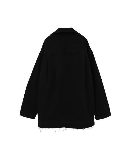 CLANE(クラネ)の「DENIM OVER SKIPPER SHIRTS(シャツ/ブラウス・レディース・ブルー/ブラック・F)」の9枚目の写真