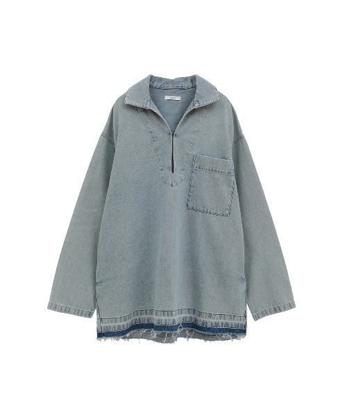 CLANE(クラネ)の「DENIM OVER SKIPPER SHIRTS(シャツ/ブラウス・レディース・ブルー/ブラック・F)」の16枚目の写真
