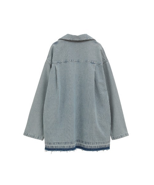 CLANE(クラネ)の「DENIM OVER SKIPPER SHIRTS(シャツ/ブラウス・レディース・ブルー/ブラック・F)」の17枚目の写真