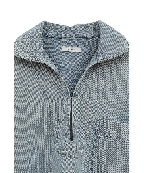 CLANE(クラネ)の「DENIM OVER SKIPPER SHIRTS(シャツ/ブラウス・レディース・ブルー/ブラック・F)」の18枚目の写真