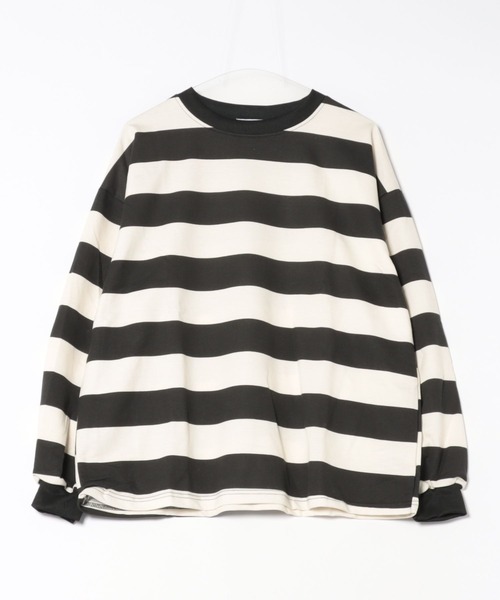 WEGO(ウィゴー)の「WEGO/バイカラーボーダーオーバーサイズロンT/トップス(Tシャツ/カットソー・レディース・その他3/その他2/その他1・LARGE/MEDIUM)」の18枚目の写真