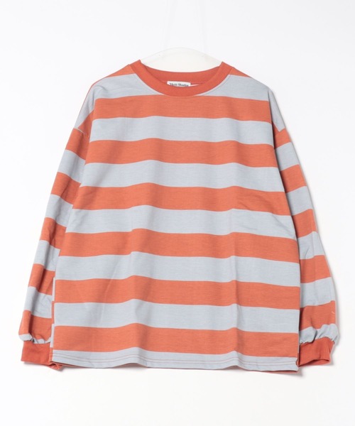 WEGO(ウィゴー)の「WEGO/バイカラーボーダーオーバーサイズロンT/トップス(Tシャツ/カットソー・レディース・その他3/その他2/その他1・LARGE/MEDIUM)」の16枚目の写真