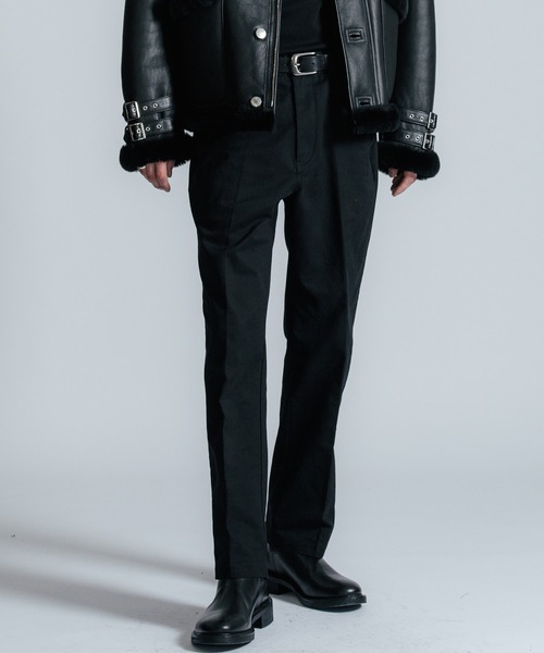 CRIMIE(クライミー)の「WORK PANTS(チノパンツ・メンズ・ブラック/ネイビー・M/L/XL/XXL)」の2枚目の写真