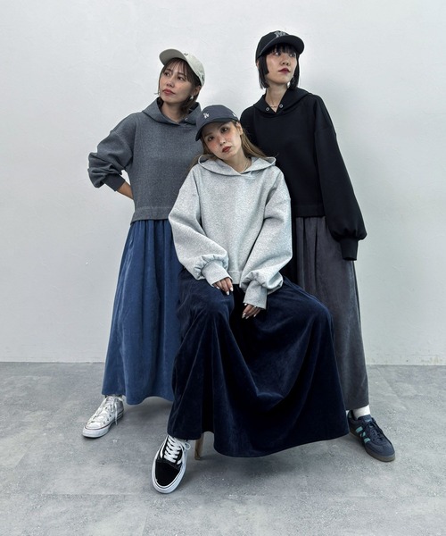 セール】【MODE NORM CORE】フーディドッキングワンピース（ワンピース