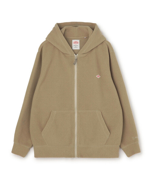 DANTON（ダントン）の「MEN'S POLARTEC THERMAL PRO ZIP HOODIE（パーカー・メンズ・ベージュ/ブラック・42/44/40/38）」の3枚目の写真