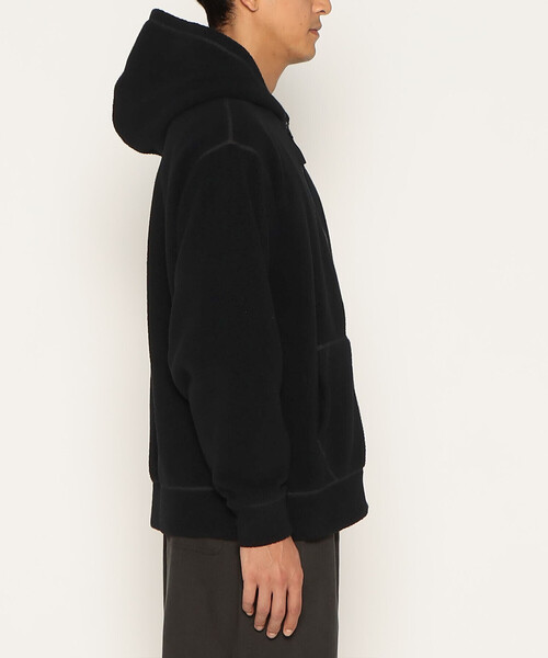 DANTON（ダントン）の「MEN'S POLARTEC THERMAL PRO ZIP HOODIE（パーカー・メンズ・ベージュ/ブラック・42/44/40/38）」の6枚目の写真