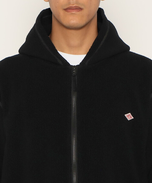 DANTON（ダントン）の「MEN'S POLARTEC THERMAL PRO ZIP HOODIE（パーカー・メンズ・ベージュ/ブラック・42/44/40/38）」の9枚目の写真