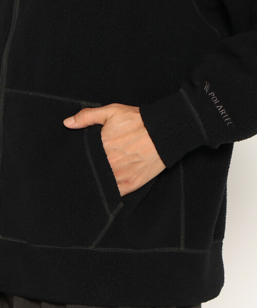 DANTON（ダントン）の「MEN'S POLARTEC THERMAL PRO ZIP HOODIE（パーカー・メンズ・ベージュ/ブラック・42/44/40/38）」の11枚目の写真