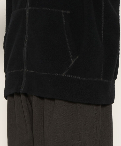 DANTON（ダントン）の「MEN'S POLARTEC THERMAL PRO ZIP HOODIE（パーカー・メンズ・ベージュ/ブラック・42/44/40/38）」の12枚目の写真