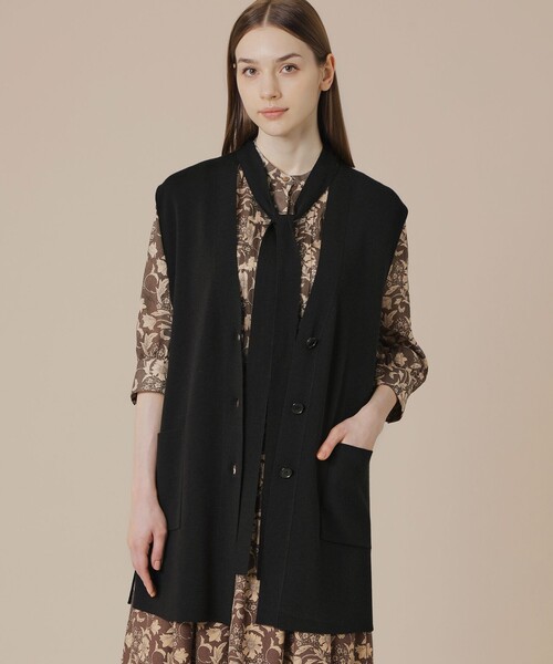 クリアニットジレ