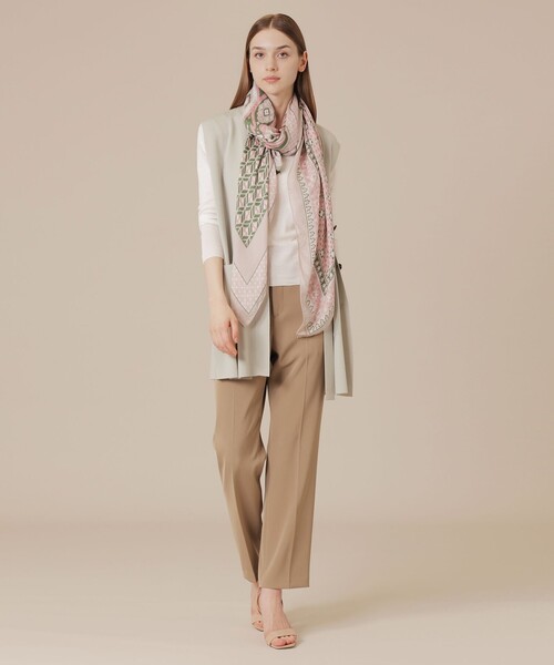 MACKINTOSH LONDON（マッキントッシュ ロンドン）の「クリアニットジレ（ベスト・レディース・ブラック/パープル系その他4/ベージュ・38）」の8枚目の写真