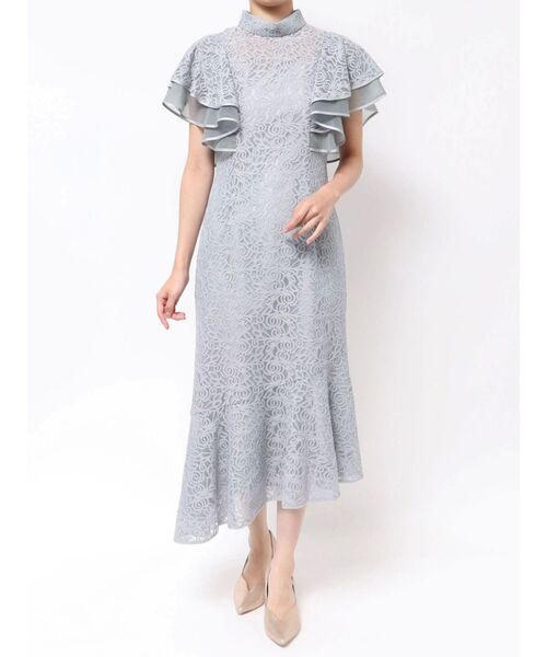 LAGUNAMOON（ラグナムーン）の「LADYレースマーメイドドレス 結婚式 お呼ばれ（ドレス・レディース・ブラック/ライトブルー・SMALL/MEDIUM）」の15枚目の写真