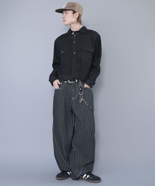 SPINNS(スピンズ)の「ピルボックスワークキャップ/ワンポイント刺繍/チェック柄・レオパード柄/ユニセックス(キャップ・メンズ・その他/レオパード・ONESIZE)」の5枚目の写真