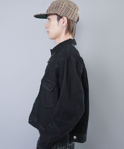 SPINNS(スピンズ)の「ピルボックスワークキャップ/ワンポイント刺繍/チェック柄・レオパード柄/ユニセックス(キャップ・メンズ・その他/レオパード・ONESIZE)」の10枚目の写真