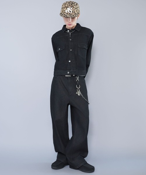 SPINNS(スピンズ)の「ピルボックスワークキャップ/ワンポイント刺繍/チェック柄・レオパード柄/ユニセックス(キャップ・メンズ・その他/レオパード・ONESIZE)」の7枚目の写真