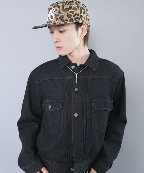 SPINNS(スピンズ)の「ピルボックスワークキャップ/ワンポイント刺繍/チェック柄・レオパード柄/ユニセックス(キャップ・メンズ・その他/レオパード・ONESIZE)」の17枚目の写真