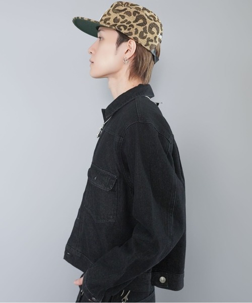 SPINNS(スピンズ)の「ピルボックスワークキャップ/ワンポイント刺繍/チェック柄・レオパード柄/ユニセックス(キャップ・メンズ・その他/レオパード・ONESIZE)」の18枚目の写真