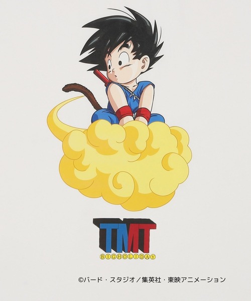 TMT（ティーエムティー）の「【TMT×ドラゴンボール】  コットンTシャツ（悟空）（Tシャツ/カットソー・メンズ・ネイビー/ホワイト・MEDIUM/LARGE/X-LARGE/XX-LARGE）」の3枚目の写真