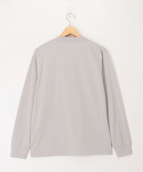 NOLLEY'S LIGHT(ノーリーズライト)の「《ビジカジ対応》MVS ポンチジャケT ロングスリーブ(Tシャツ/カットソー・メンズ・ブラック/グレイッシュベージュ/ホワイト・M/L/S)」の9枚目の写真