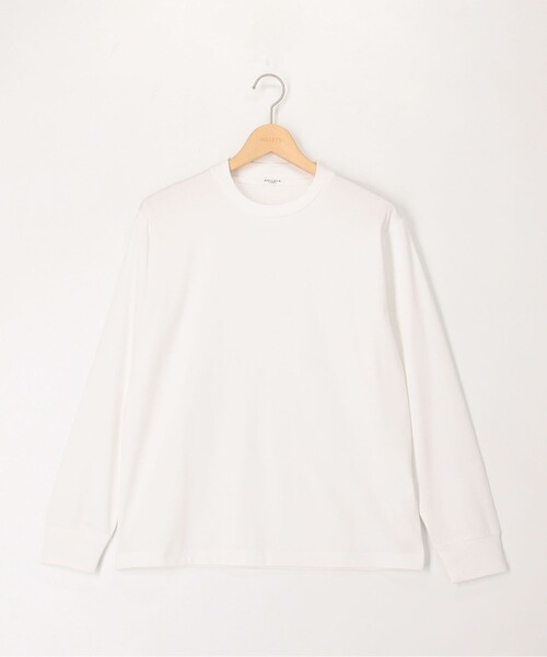 NOLLEY'S LIGHT(ノーリーズライト)の「《ビジカジ対応》MVS ポンチジャケT ロングスリーブ(Tシャツ/カットソー・メンズ・ブラック/グレイッシュベージュ/ホワイト・M/L/S)」の12枚目の写真