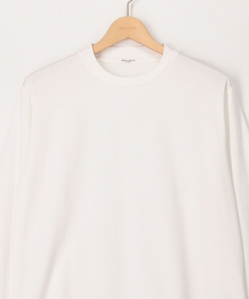 NOLLEY'S LIGHT(ノーリーズライト)の「《ビジカジ対応》MVS ポンチジャケT ロングスリーブ(Tシャツ/カットソー・メンズ・ブラック/グレイッシュベージュ/ホワイト・M/L/S)」の15枚目の写真