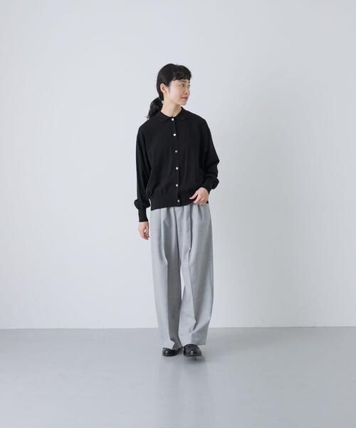 かぐれ(カグレ)の「ウォッシャブルウールイージーパンツ(その他パンツ・レディース・ネイビー/グレー/ブルー系その他・FREE)」の6枚目の写真