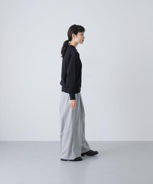 かぐれ(カグレ)の「ウォッシャブルウールイージーパンツ(その他パンツ・レディース・ネイビー/グレー/ブルー系その他・FREE)」の7枚目の写真