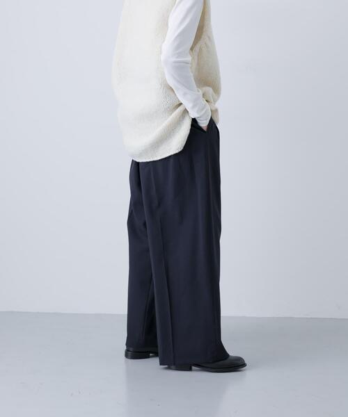 かぐれ(カグレ)の「ウォッシャブルウールイージーパンツ(その他パンツ・レディース・ネイビー/グレー/ブルー系その他・FREE)」の12枚目の写真