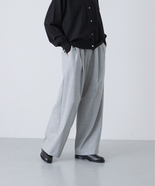 かぐれ　新品　今季　ウォッシャブルウールイージーパンツ 2025秋冬 ウォッシャブルウールイージーパンツ（その他パンツ）｜かぐれ