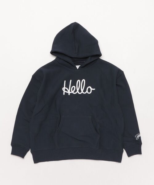 Smoothy(スムージー)の「Smoothy HELLO parka / スムージー ハローパーカー(パーカー・キッズ・ネイビー/グレー系その他/ヘザーグレー・LARGE/X-LARGE/MEDIUM)」の10枚目の写真