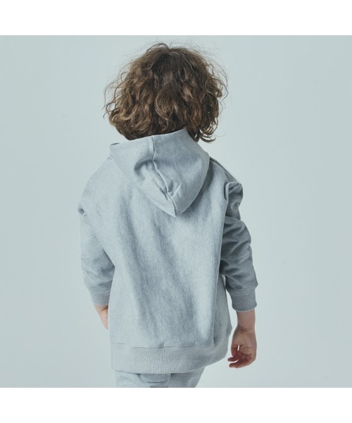 Smoothy(スムージー)の「Smoothy HELLO parka / スムージー ハローパーカー(パーカー・キッズ・ネイビー/グレー系その他/ヘザーグレー・LARGE/X-LARGE/MEDIUM)」の6枚目の写真