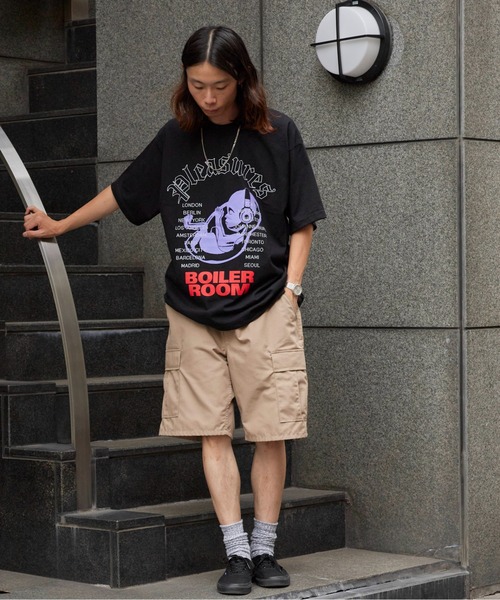 PLEASURES(プレジャー)の「PLEASURES/プレジャーズ HEADPHONE T-SHIRT Tシャツ(Tシャツ/カットソー・メンズ・ブラック・L/XL/M)」の9枚目の写真
