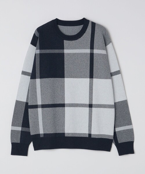 SHIPS Colors（シップス カラーズ）の「SHIPS Colors:〈洗濯機可能〉モチフワ 総柄 ニット◇（ニット/セーター・メンズ・ライトホワイト/ブラック/グリーン/ブラウン/オフホワイト/ネイビー・X-LARGE/LARGE/MEDIUM）」の18枚目の写真